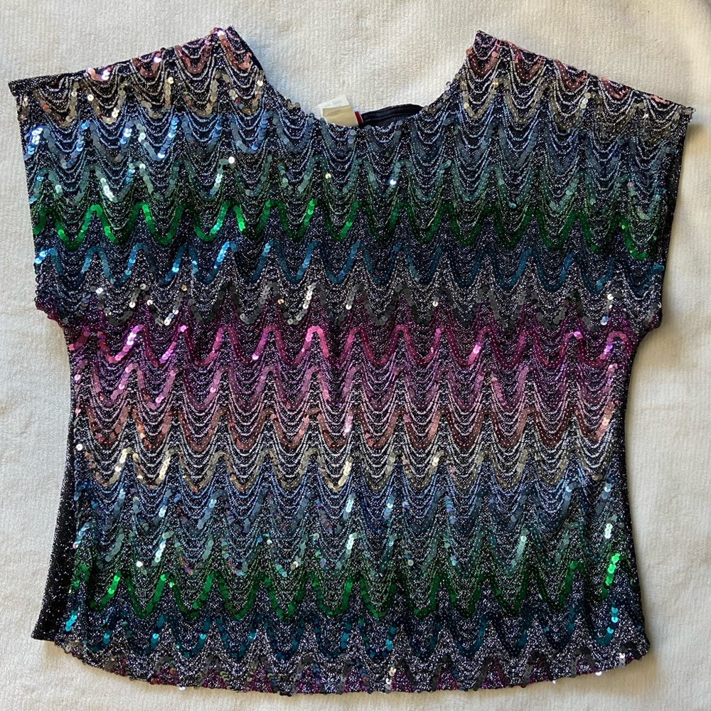 Rhoda Lee Sequined Top size 28